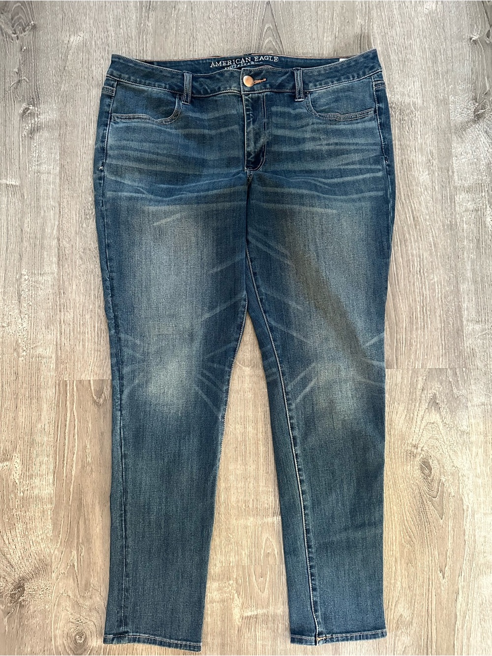 American Eagle Outfitters Skinny Jeans - Blue Wash